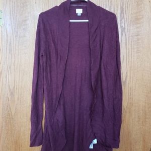 Maroon cardigan